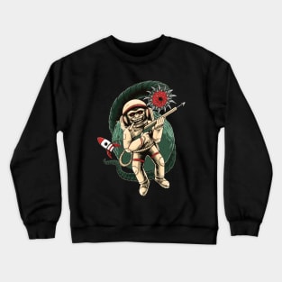 Space Ape Hunter Crewneck Sweatshirt